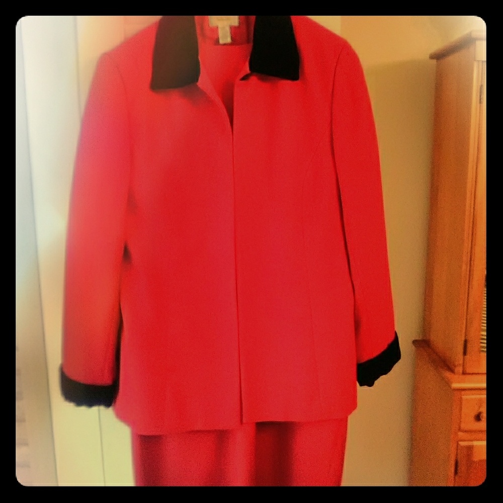 Red Talbots Dress Suite